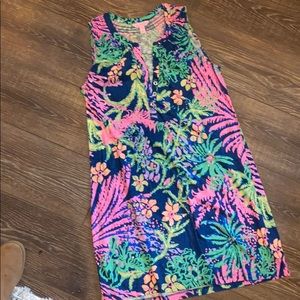 Lilly Pulitzer sleeveless  t shirt dress size m